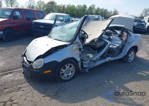 2005 Dodge Neon Sxt из США, поврежденный, VIN 1B3ES56C25D139109